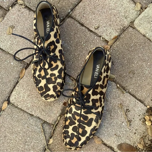 VANELI CALF HAIR ANIMAL PRINT DRIVING SHOE SUZE 9M - Picture 8 of 12